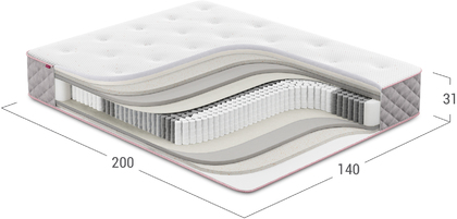 MOON MEDIC 865 (Comfort M матрас 140x200)